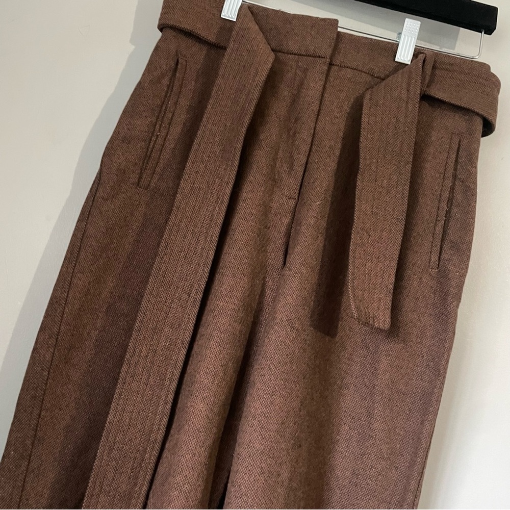 Artizia Wilfred New Tie-Front Jallade Wool Pants size 4 - Picture 4 of 10